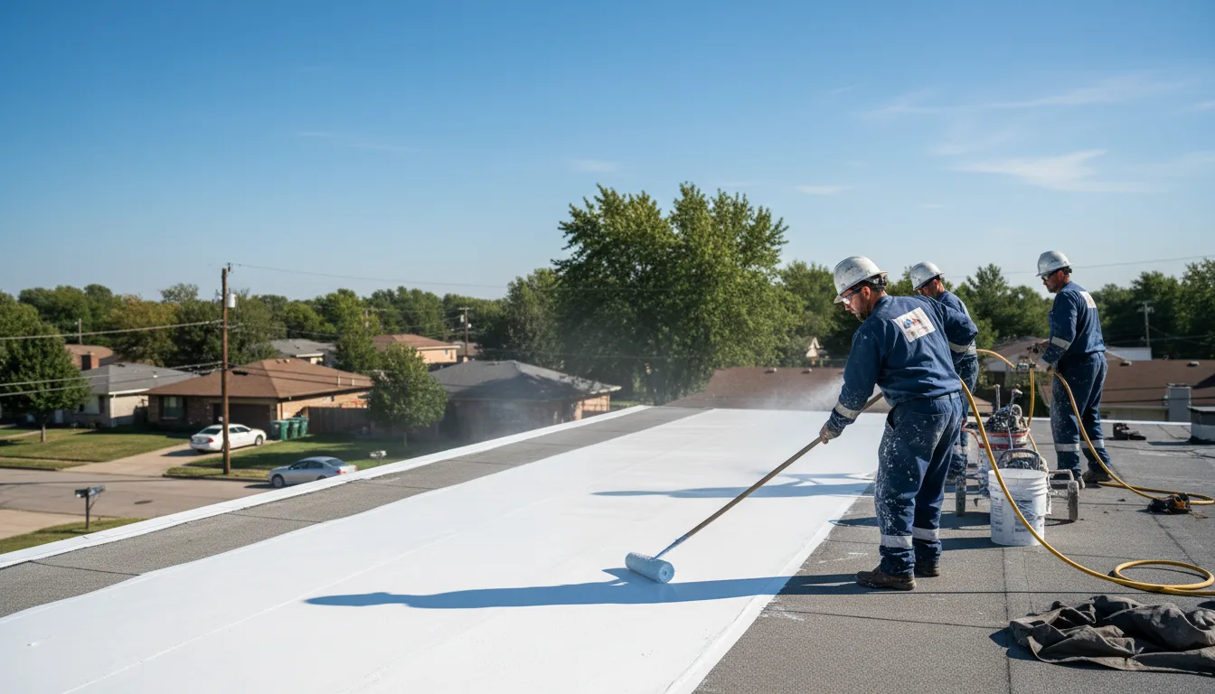 Commercial roof coating in Clines Corners, NM near me